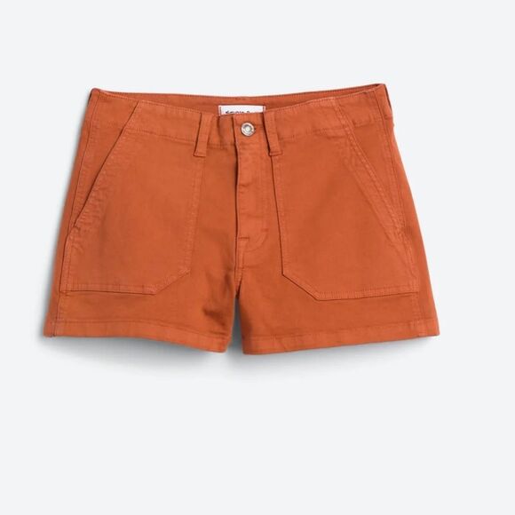 Studio Blue Sophia Relaxed Porkchop‎ Pocket Shorts olive size 2 nwt - Picture 8 of 9